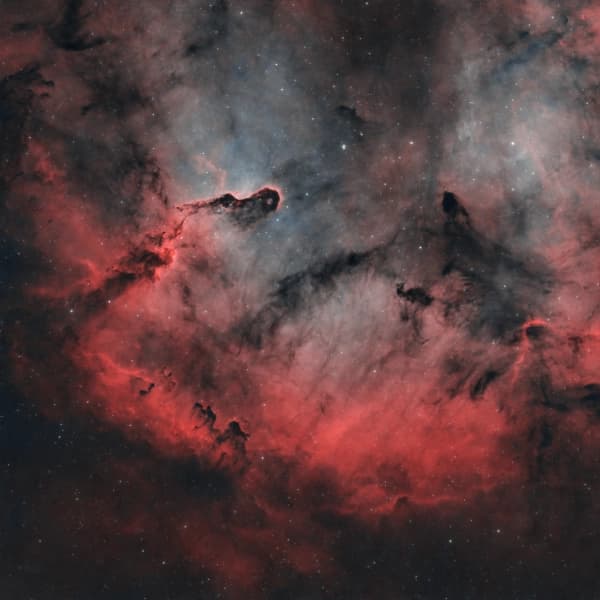 The Elephants Trunk Nebula in HOO thumbnail