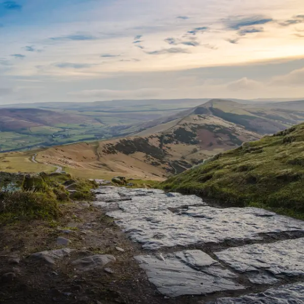 Mam Tor Overlooking Back Tor thumbnail